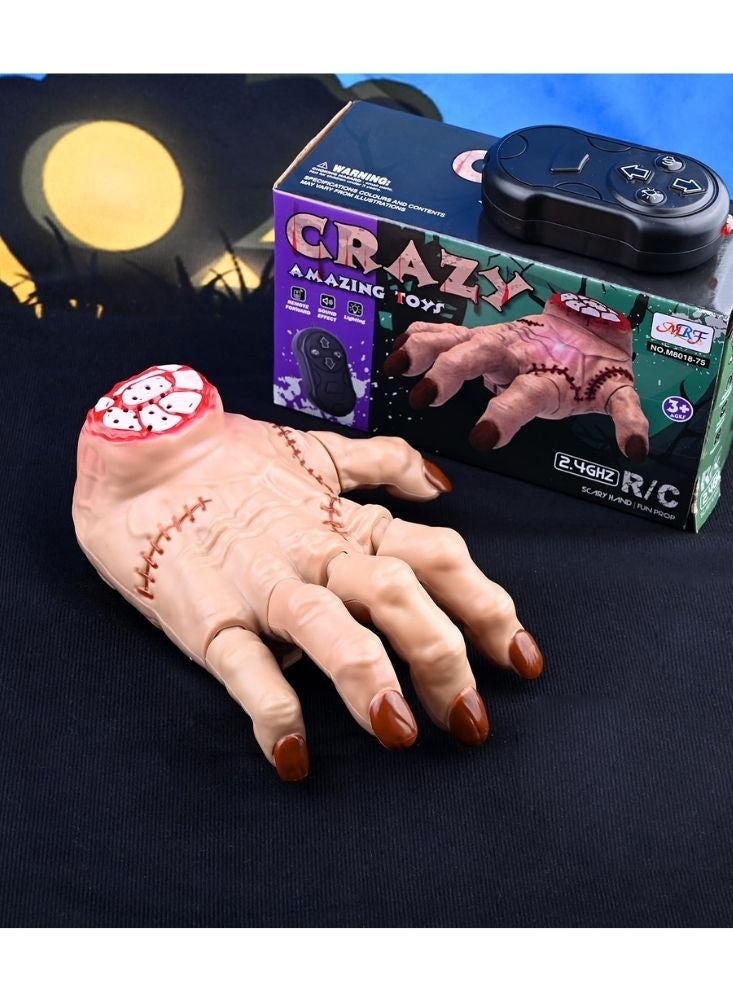 إم آر إف لعبة يد مخيفة تعمل بجهاز تحكم عن بُعد من وينزداي – لعبة يد زاحفة مرعبة تعمل بالتحكم اللاسلكي - Image 1